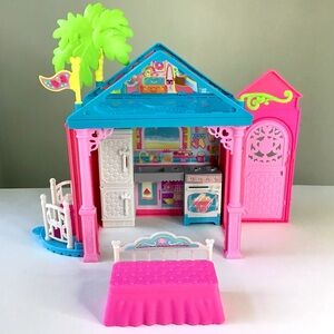Barbie Chelsea Clubhouse Playset Two Story Dollhouse Elevator Day Bed 2013